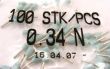 Końcówka tulejkowa izolowanana na przewód 0,34mm² turkusowa dł. 6mm op. 100szt