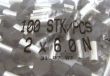 Końcówka tulejkowa izolowana podwójna na przewód 2x6,0mm² czarna 50szt