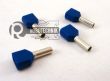 Końcówka tulejkowa izolowana podwójna na przewód 2x2,5mm² niebieska 100szt