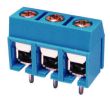 TL203v-3plc listwa zaciskowa ARK 3 pola raster 5.00mm h=10mm niebieska