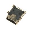 Gniazdo USB typ mini B, SMD czarny izolator