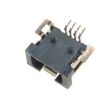 Gniazdo USB typ mini A, SMD, czarny izolator