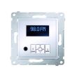 Radio cyfrowe z wyświetlaczem (moduł) D75252.01/44 kolor złoty mat 