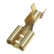Nasuwka nieizolowana 4.3x0.8mm na przewód 0.3-1mm, bez zaczepu, mosiądz, opakowanie 100 szt 