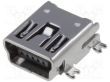 Gniazdo USB B mini; SMT; poziome; V: USB 2.0; złocony ADAM-TECH