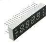 Wyświetlacz LED 0.25'; poczwórny; zielony (565nm); jasność: 1-2mcd; czarne tło; wspólna anoda