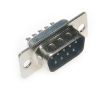 D-SUB DB9 (M) wtyk do lutowania D-Sub 9 pin, z otworem w obudowie, opakowanie 50 sztuk