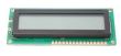 Wyświetlacz LCD znakowy 16x2 znaki, rozmiar 80.0x36.0x15.0mm podświetlenie zielone, szare znaki