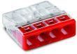Złączka COMPACT do puszek instalacyjnych; złączka 4-przewodowa; 0,5-2,5mm2 2273-204 op.100 sztuk