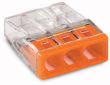 Złączka COMPACT do puszek instalacyjnych; złączka 3-przewodowa 0,5-2,5mm2 2273-203 100sztuk