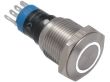 Przełącznik wandaloodporny W16F11EW12/S 16mm, monostabilny 1NO1NC, stal nierdzewna, 3A, IP67 