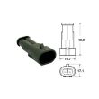 Gniazdo 2 PINOWE hermetyczne Superseal + konektory - 1 kmpl.