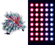 Pixele LED RGB 5V DC WS2811, okrągły, 20-22lm, 50 sztuk w wiązce