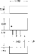 QDC1S-2405S Przetwornik: DC/DC 1W; Uwej:21,6÷26,4V; 5VDC; SIL4; 7x11,7x10mm