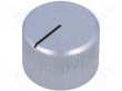 20/6ALU Gałka ze wskaźnikiem aluminium śr.osi 6mm