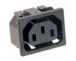 Gniazdo żeńskie IEC na panel, zatrzaskowe, konektory 4.8mm IEC 10A 250V