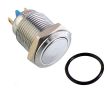 Przełącznik wandaloodporny W12F11/C 12mm monostabilny 1NO chromowany 2A 36V DC