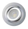 Oprawa podtynkowa ONYX DLM730 OKRĄGŁY SREBRNY SZCZOTKOWANY ALUMINIUM LL3807